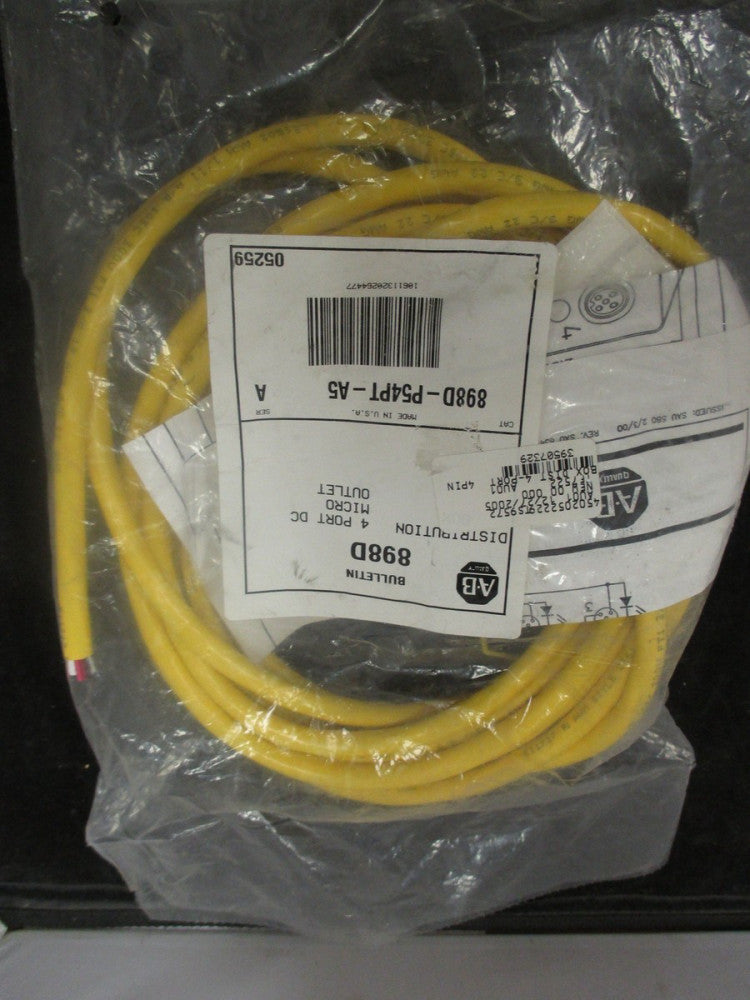NEW Allen-Bradley 898D-P54PT-A5 Distribution Box w/Cable 