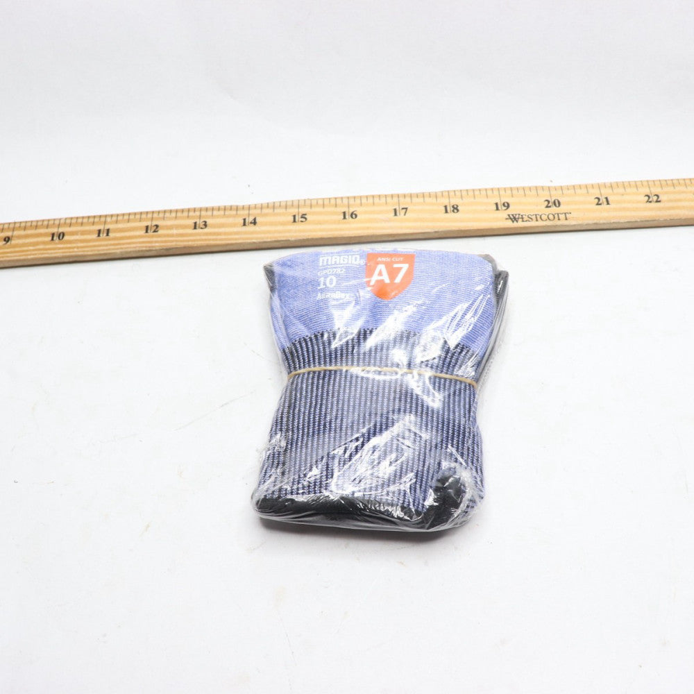 (Pair) Magid Palm Coated Work Gloves Polyurethane 18-Gauge Size 10