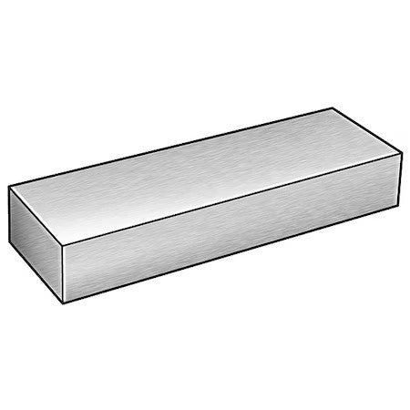 Zoro Select 2Hhf8 Bar,Rect,Stl,1018,3/8 X 2 In,6 Ft L