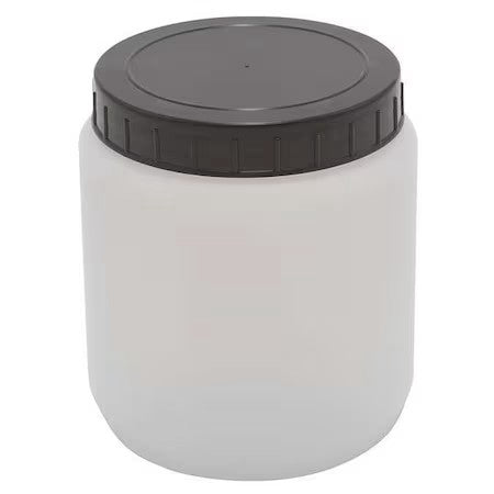 Dynalon 226415-1000 Hdpe Cylndrcl Jar W/Cap 1000Ml,Pk10