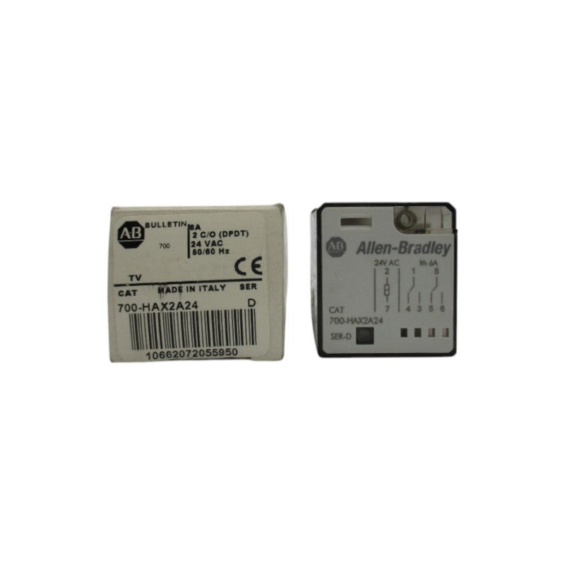 ALLEN BRADLEY 700-HAX2A24 24V 6A SER. D (WH) NSMP