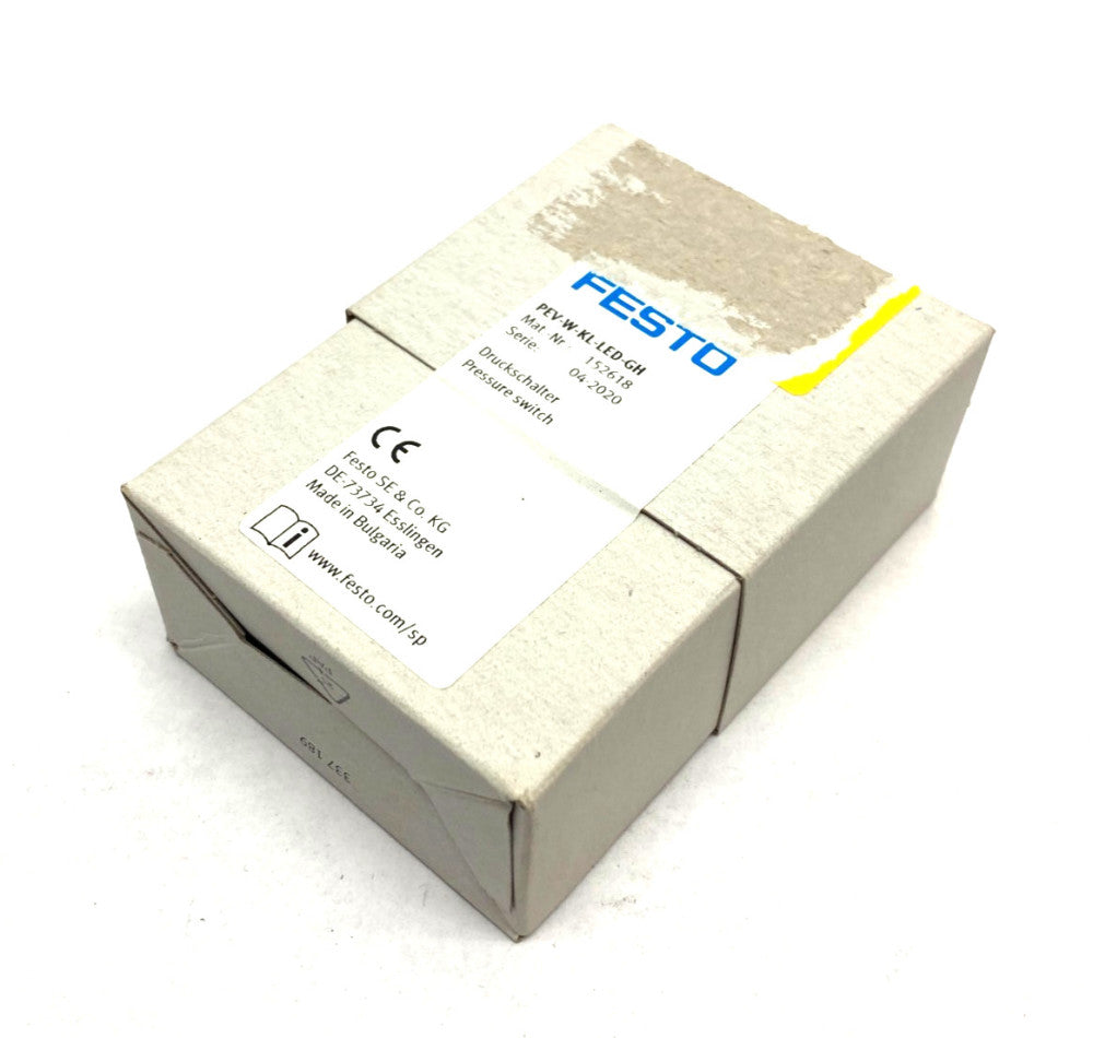 Festo PEV-W-KL-LED-GH Pressure Switch 10-30V 2-8bar 152618
