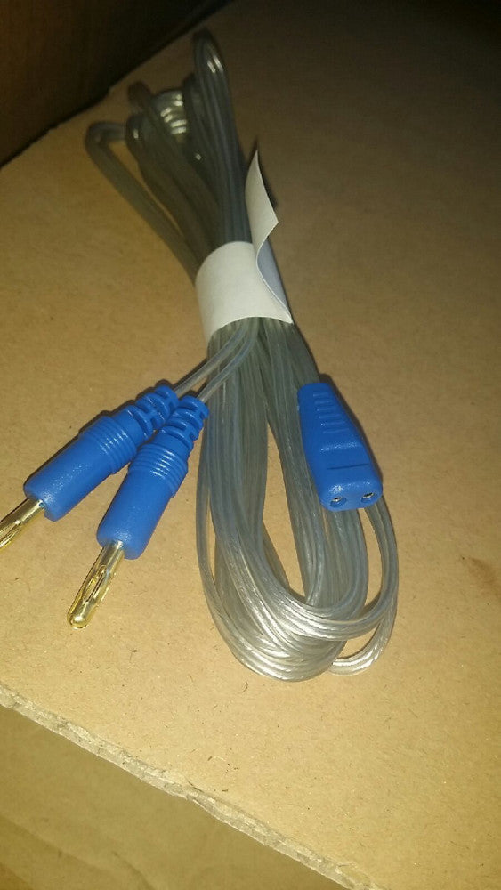 Disposable Electrosurgical Cables For Reusable Bipolar Forceps CLEAR 100 CABLES