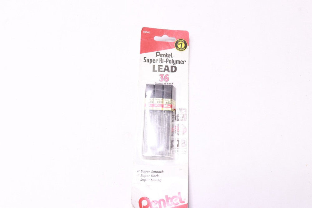 (3-Pk) Pentel Super Hi-Polymer Lead Refill 0.5mm C505BP32B-K6