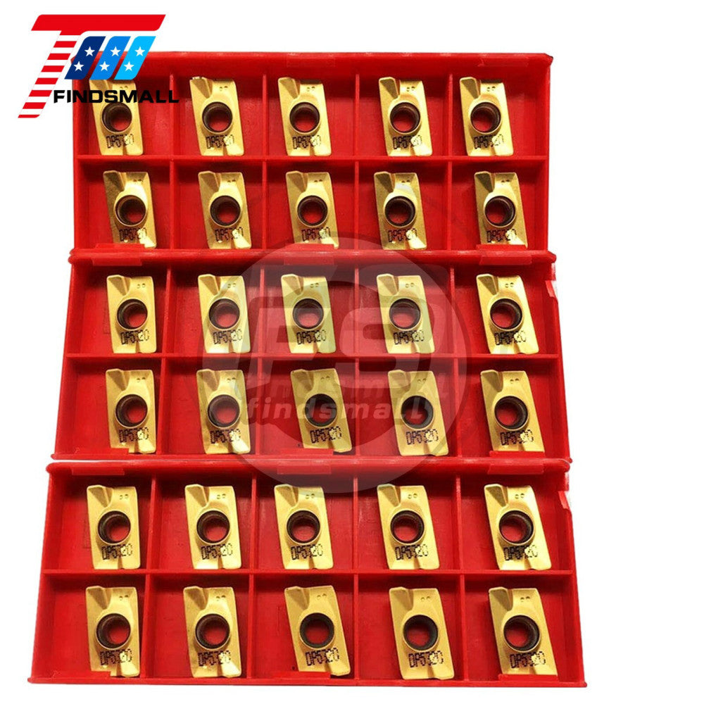 30PCS APMT1604 Carbide Turning Inserts for R8 FMB22 400R Milling Cutter 50mm
