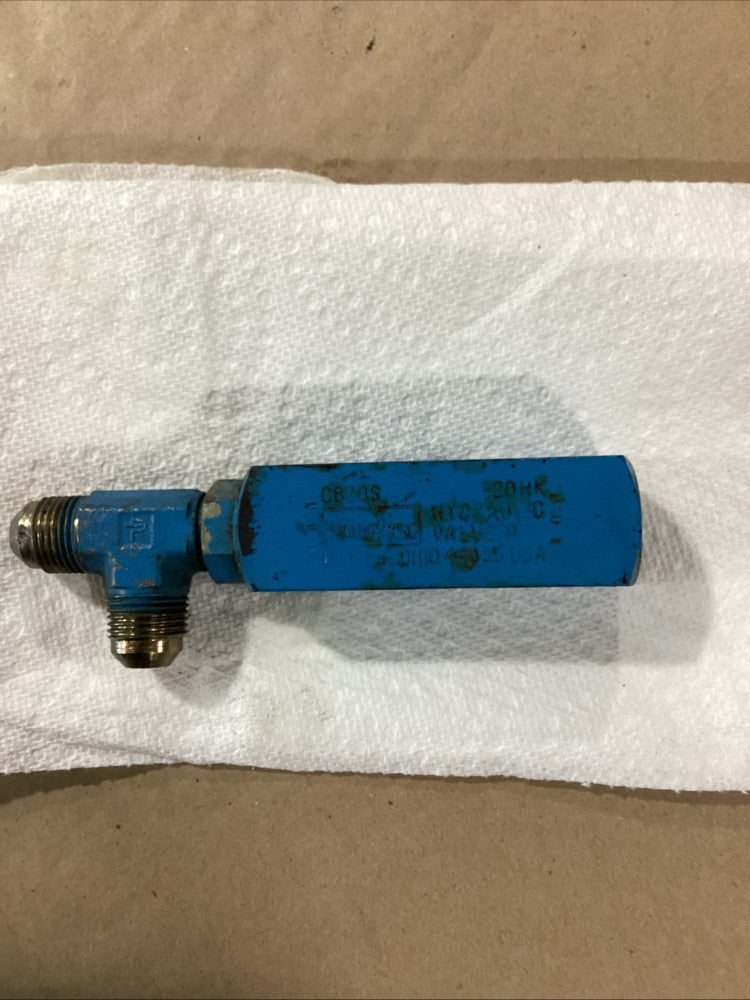 Parker Hannifin C820S : Check Valve 5000 Psi 345 Bar Max 8 Gpm 30 Lpm