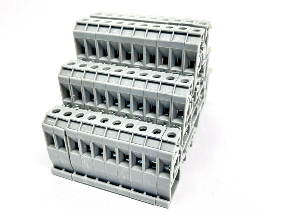 Connectwell CTL2.5U Three Level Feed Through Terminal Blocks LOT OF 10