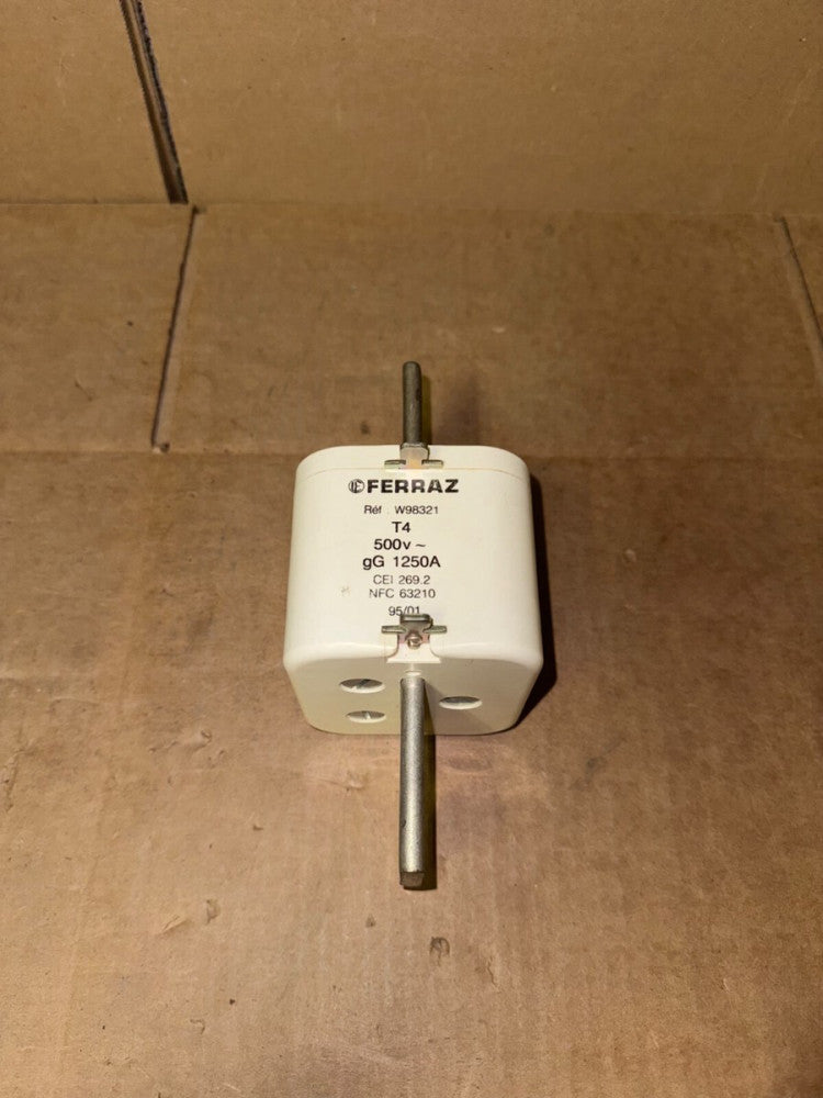FERRAZ SHAWMUT W98321 T4 PROTISTER FUSE, 1250-AMP, 500-V, NEW-NOT IN BOX!