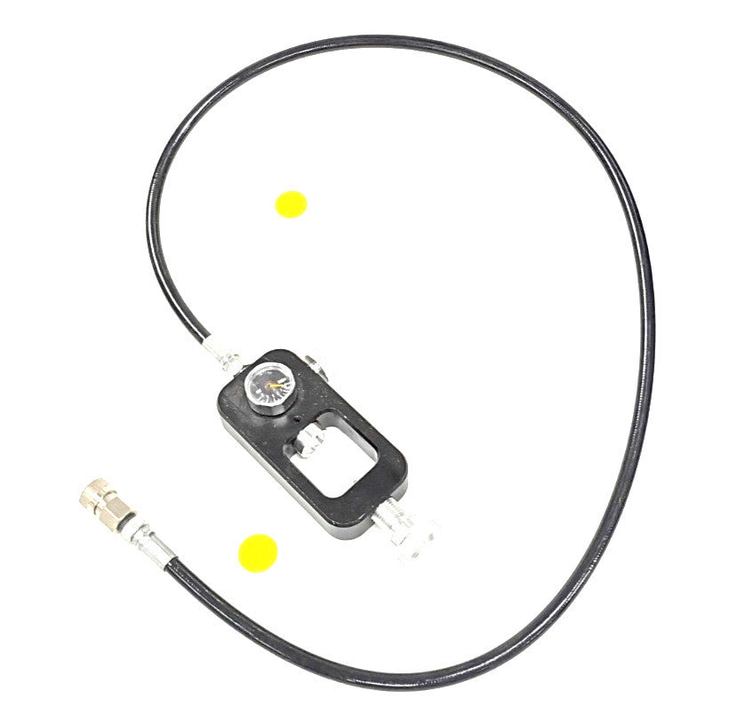 PCP TANK CONNECTOR, PAINTBALL FILL STATION, HPA TANK FILLER, DIN VALVE ADAPTER