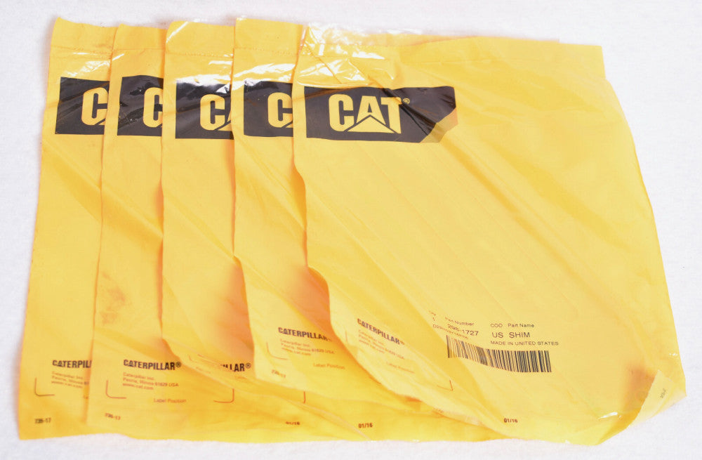 5 Count OEM CAT Caterpillar Shims  298-1727  Factory Sealed