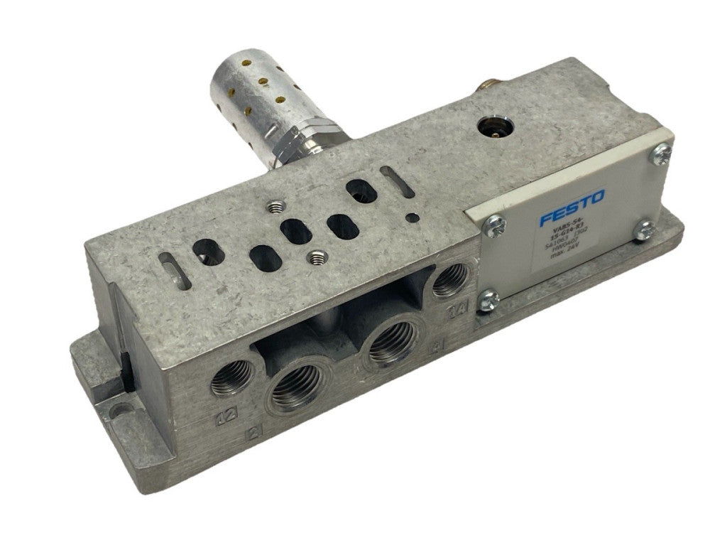 Festo VABS-S4-1S-G14-R3 Sub Valve Manifold Base Male M12 541063
