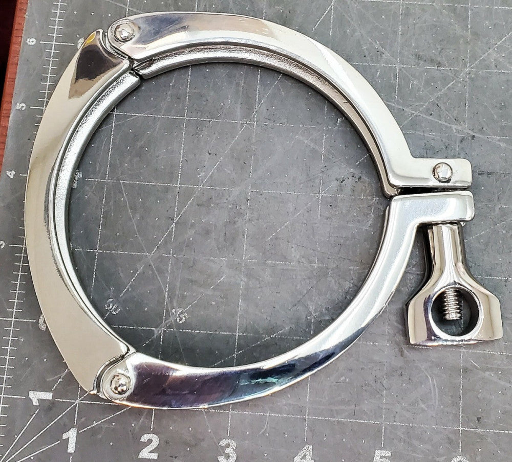 MEISSNER SANITARY 4"DOUBLE HINGE HIGH PRESSURE TRI-CLAMP [B2B2]