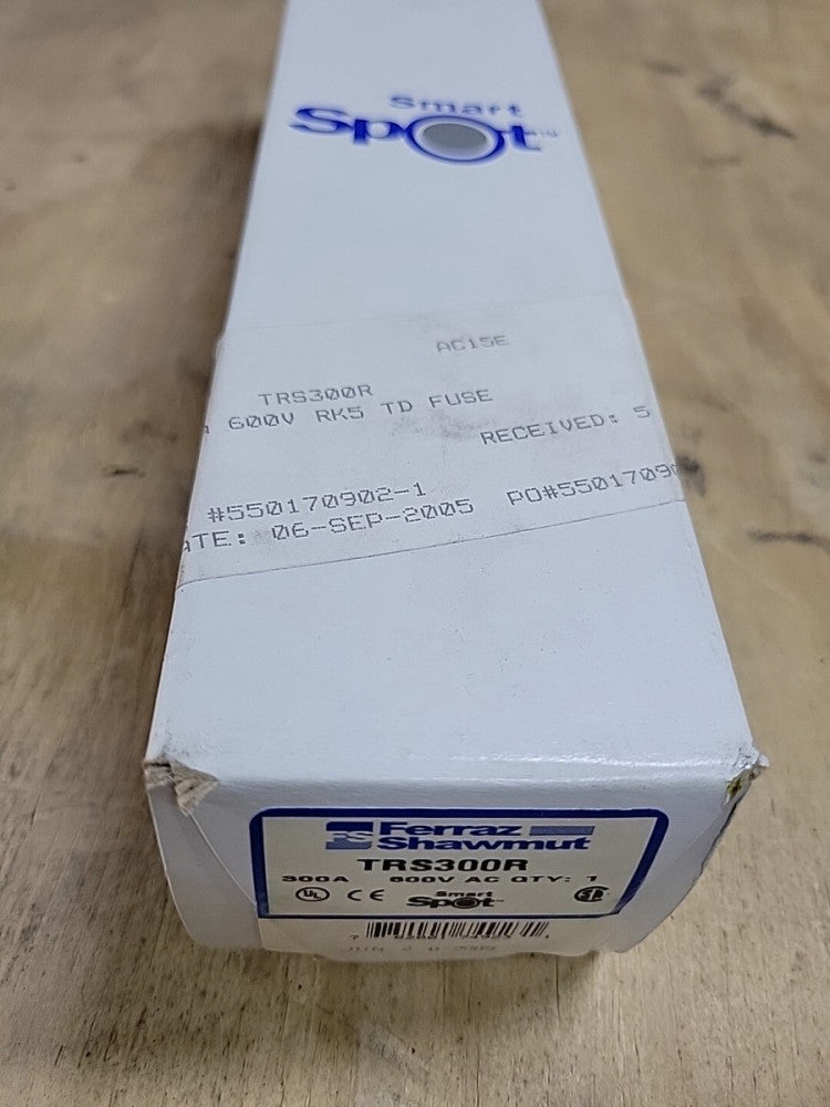New Ferraz Shawmut TRS300R Dual Element TIme Delay Fuse 300A 600VAC 600VDC