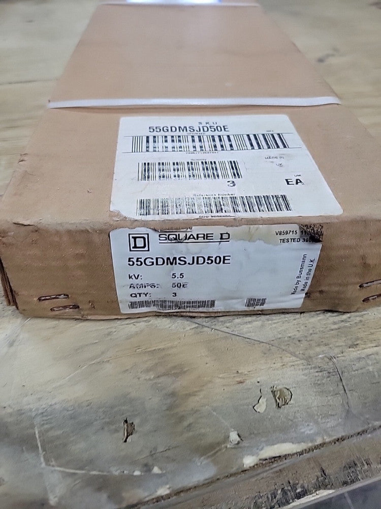 NEW OLD STOCK box of 3 SQUARE D 55GDMSJD65E