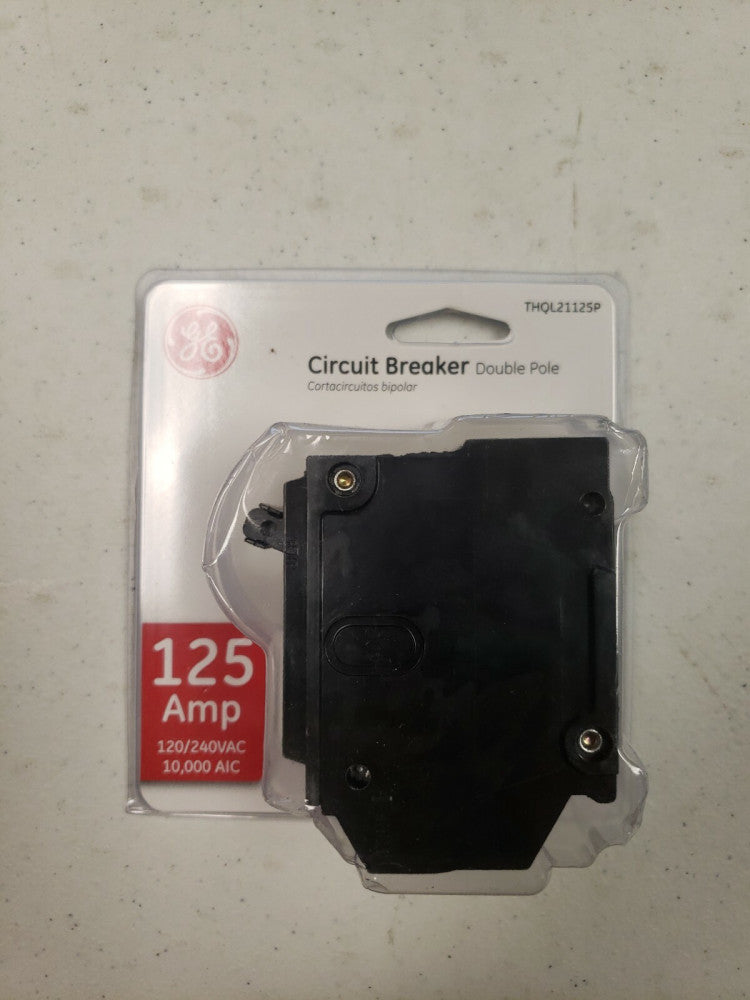 1 NEW GE THQL21125 125 Amp Double Pole Circuit Breaker  THQL21125P