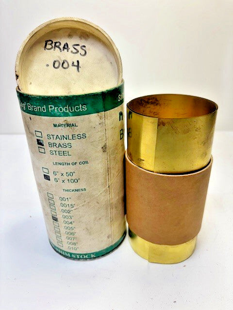 STILT LEG BRAND PRODUCTS .004 BRASS (SOME CUT OUT)