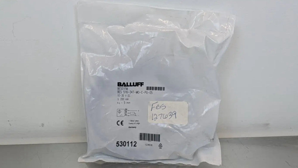 Balluff BES01FM Inductive Proximity Sensor BES 516-347-MO-C-PU-05 5mm