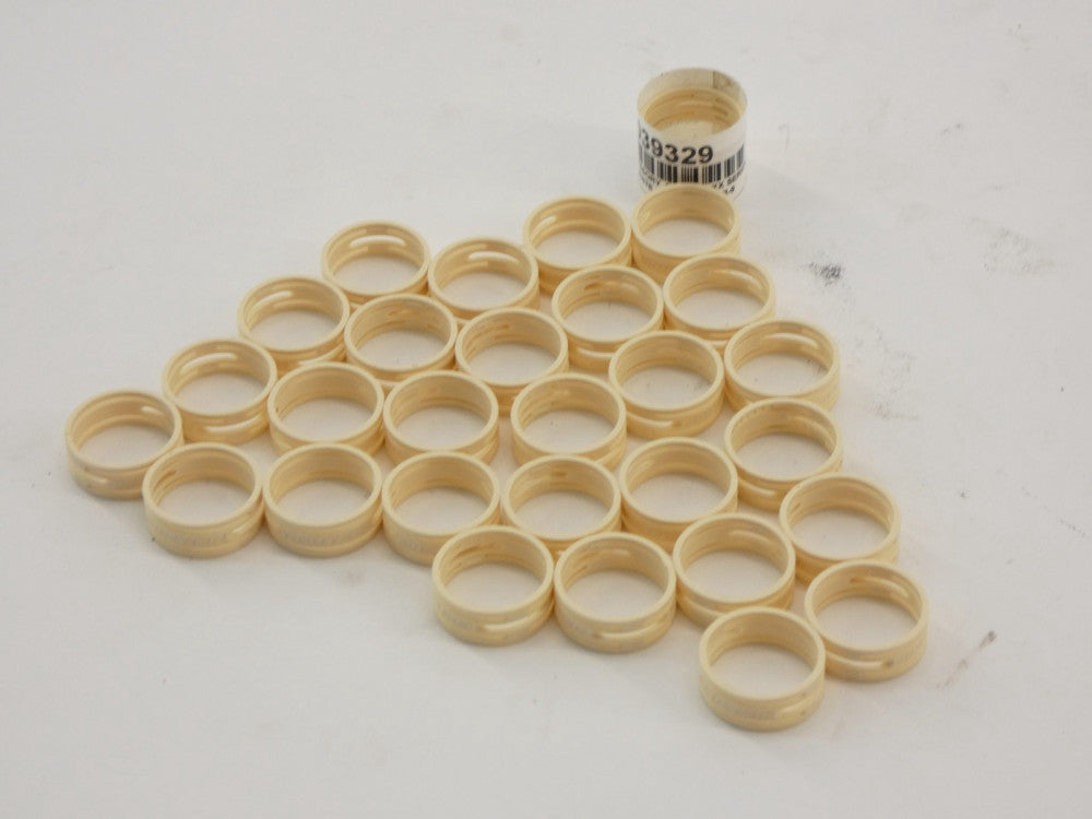 *Lot of 29* Neutrik XXR-9 White Color Coded XLR Cable Ring - NEW Surplus!