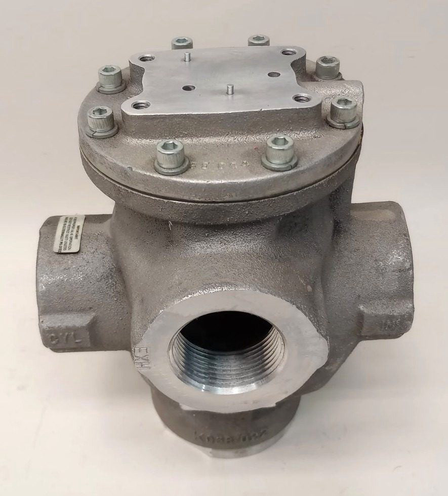 Parker N3857904753 Inline Poppet Valve Max Inlet 125 Psi 1"NPT Cyl - IN