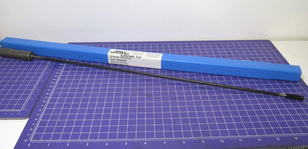Drill Masters Eldorado Tool #3 Drill Bit 1F 115° Carbide-Tipped 18" Flute 22 OAL