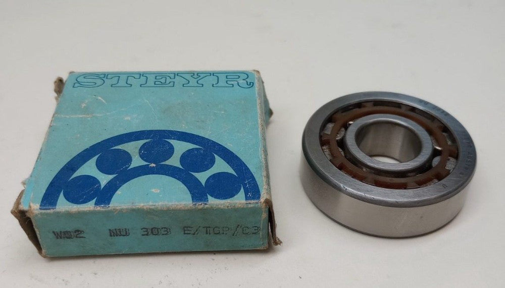 Steyr NU 303 E-TGP-C3 Cylindrical Roller Bearing 17X47X14mm NU303ETGPC3