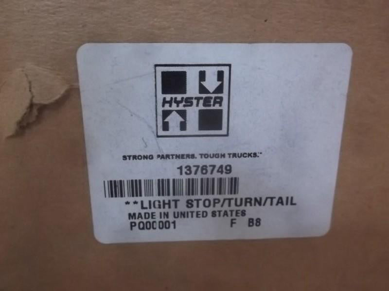 HYSTER 1376749 REAR LAMP (AS PICTURED)  NSMP