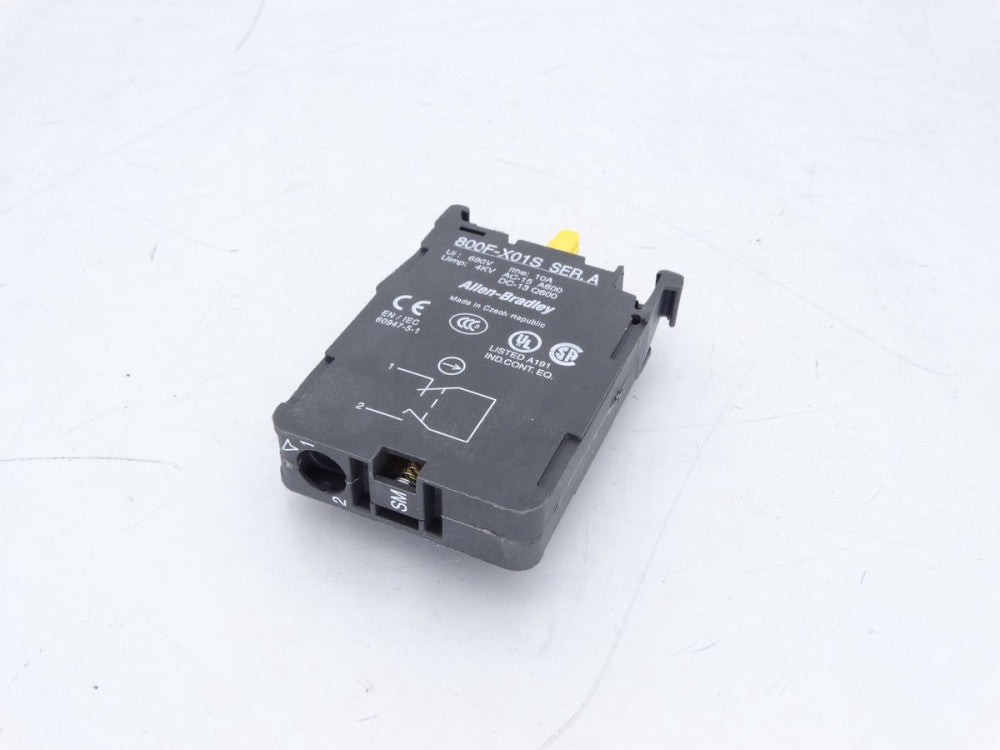 ALLEN BRADLEY 800F-X01S CONTACT BLOCK