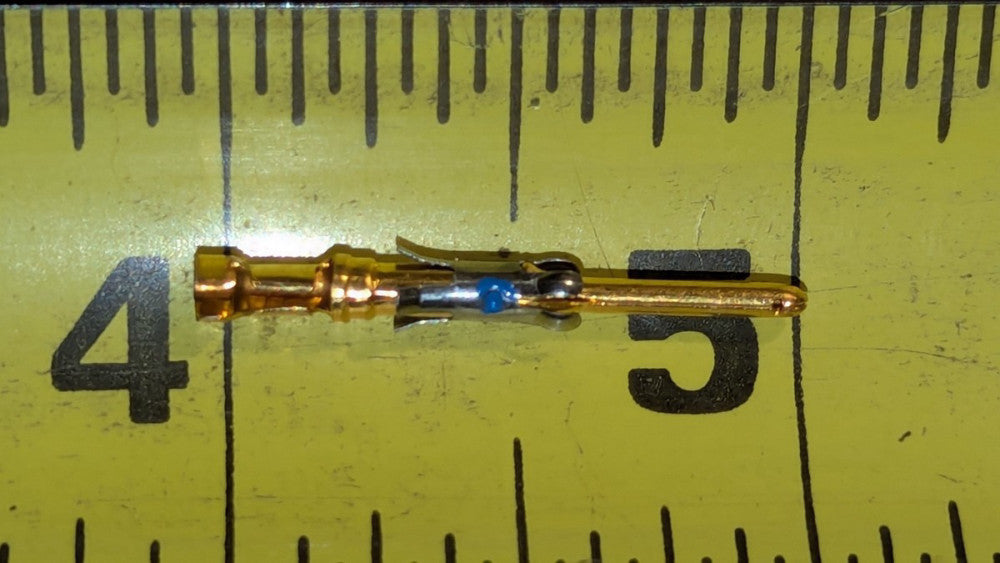 (178) New Gold Connector Contacts AMP 66180-1 18 – 16 AWG, .8 – 1.4 mm² Wire