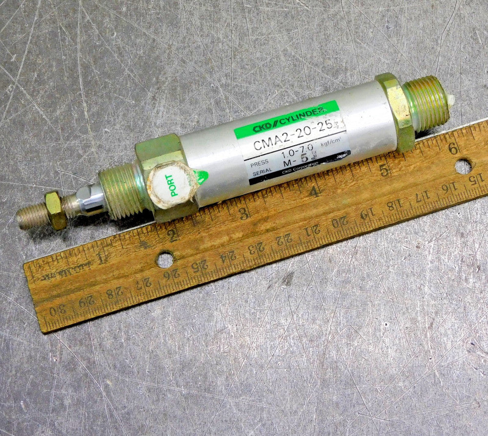 CKD CMA2-20-25 Pneumatic Air Cylinder 1.0 - 7.0 MPa 1/4 & 1/2" NPT