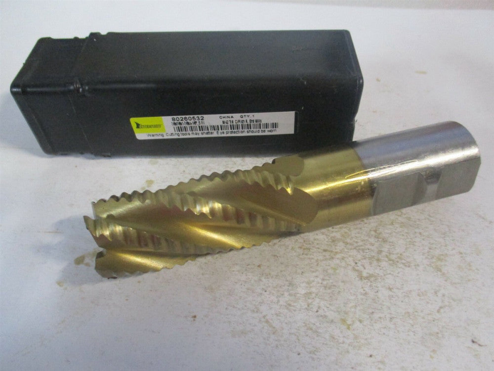 (723-6787) 7/8" x 1-7/8" x 7/8" x 4-1/8" OAL Cobalt 5Fl Roughing Square End Mill