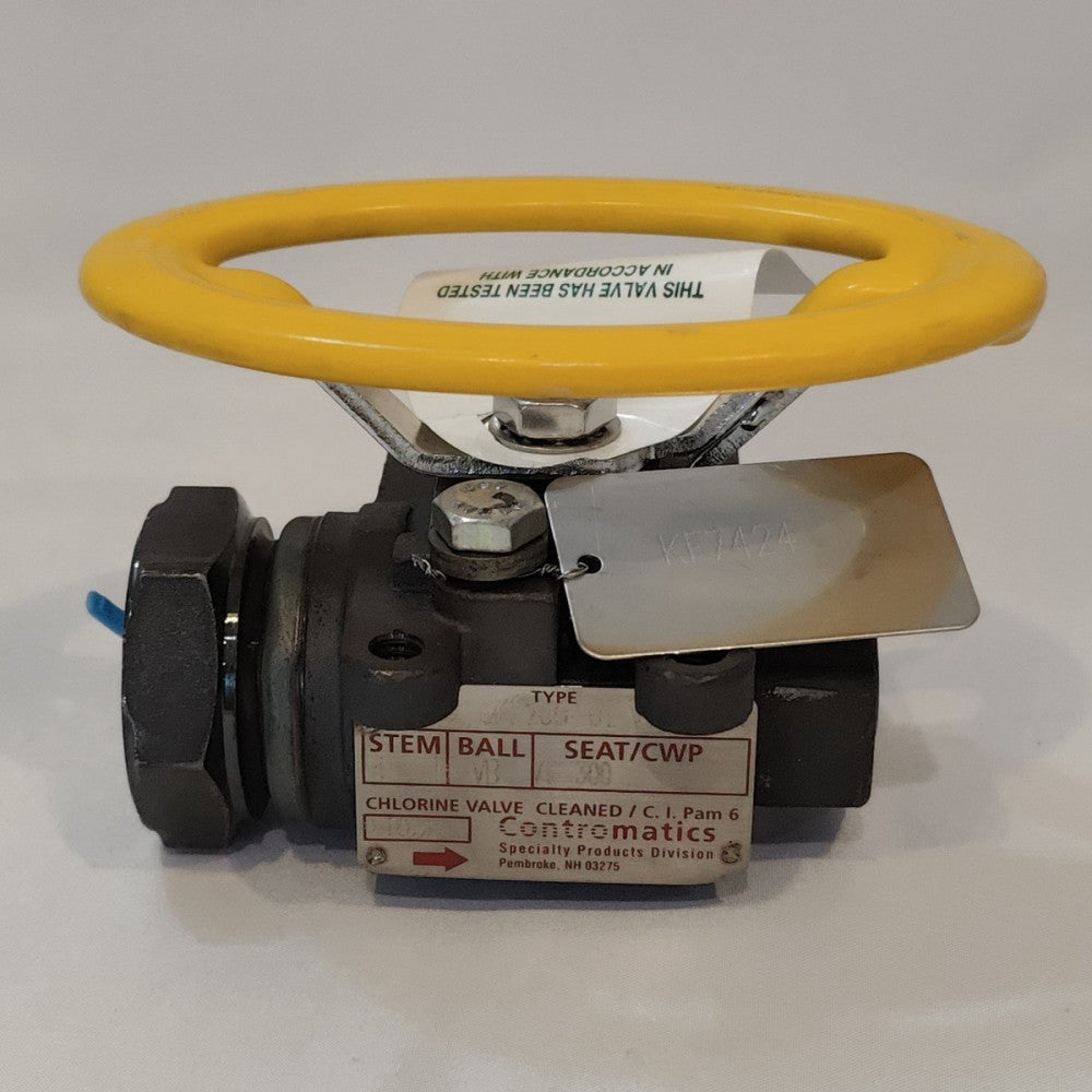 Contromaric / Watts Chlorine Ball Valve 1/4" TYPE CL7200-01 Max 300 psig *NEW*