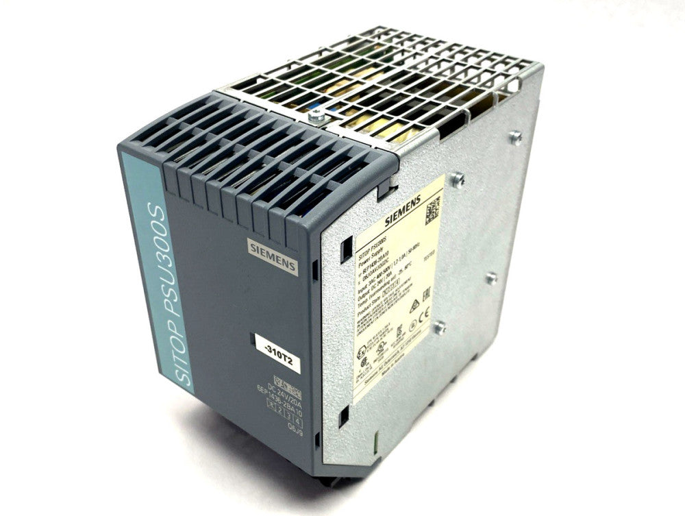 Siemens 6EP1436-2BA10 SITOP PSU300S 20A Stabilized Power Supply 400-500VAC 24VDC