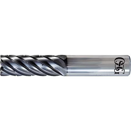 Osg Vgm7-2060 Square End Mill, 0.5 In, Carbide
