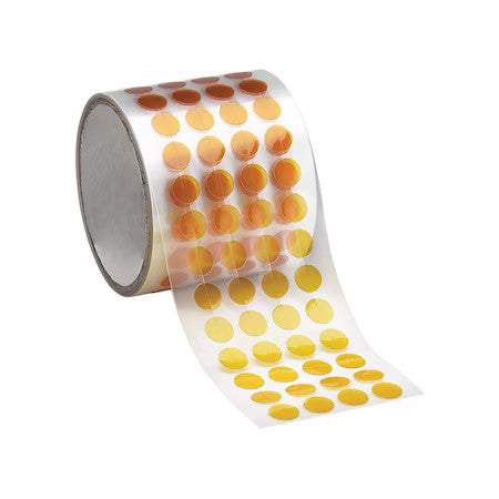 Shercon Sh-34456 Film Tape, 2.5 Mil Thick, Amber, Silicone Adhesive, 2000 Pk