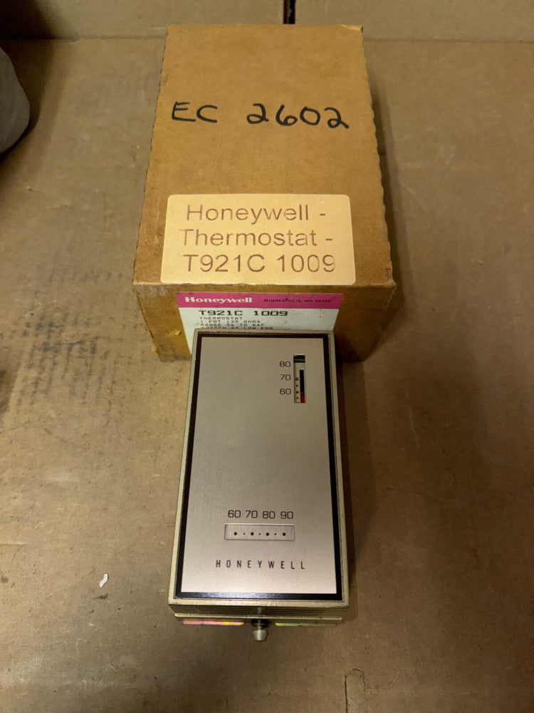 HONEYWELL T921C1009 PROPORTIONAL THERMOSTAT, 56-84F RANGE, NEW-OPEN BOX!
