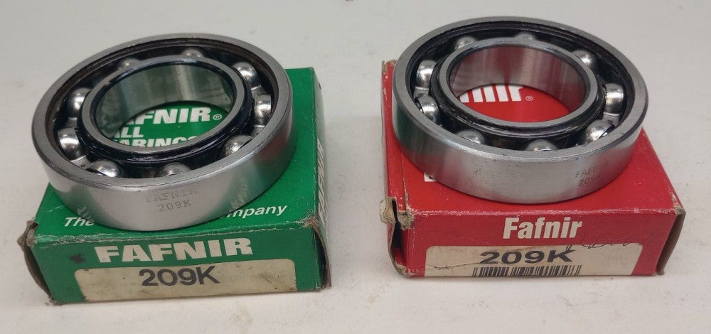 Fafnir 209K Ball Bearing Deep Groove 45X85X19mm 209-K (Pack of 2)