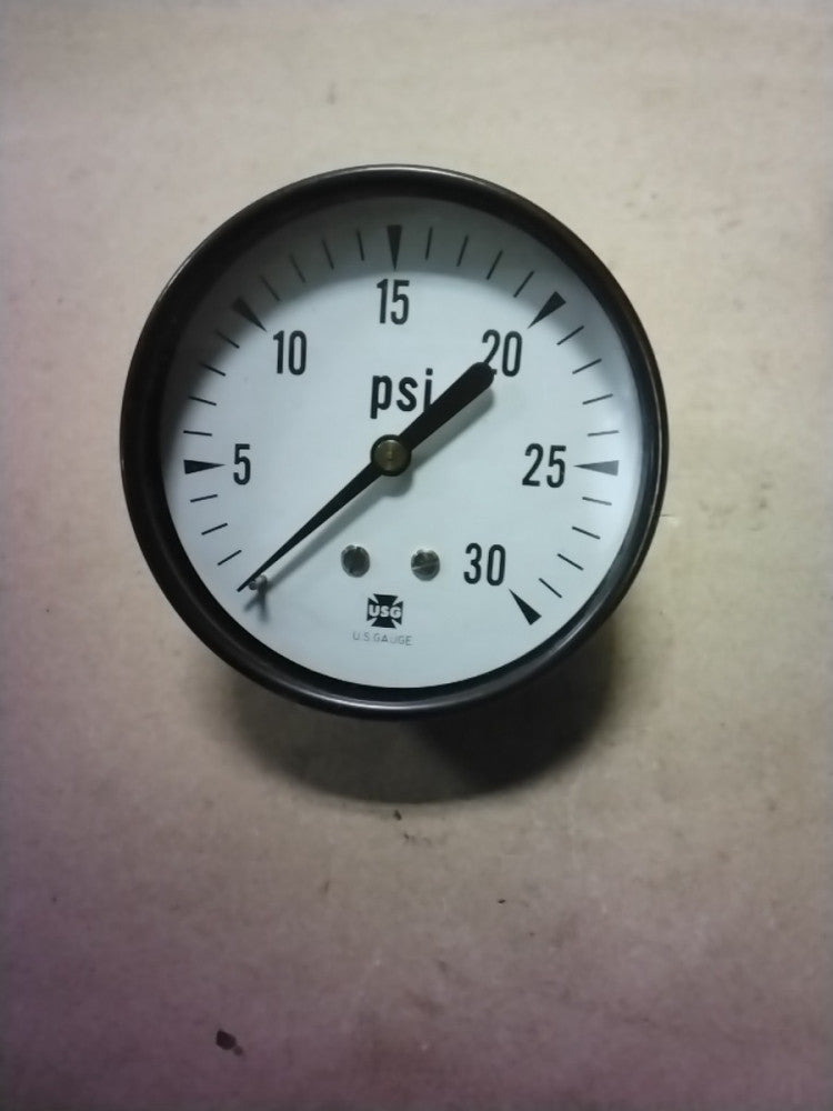 Ametek USG  0-30 Psi Gauge 2.5" W/ 1/2" FITTING