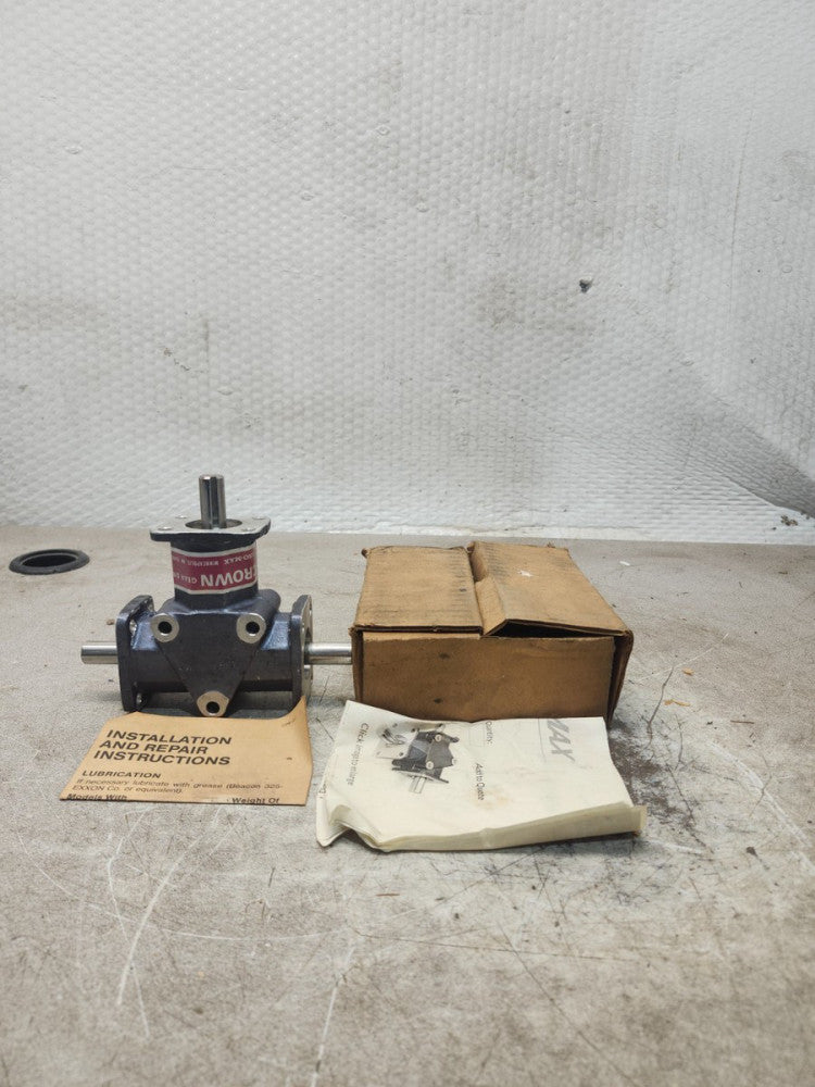 NEW IN BOX ZERO-MAX Speed Reducer CROWN GEAR DRIVE 155806VB