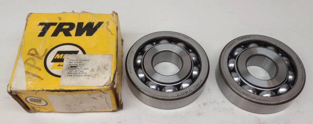 MRC 7407DB Angular Contact Ball Bearing 35mm ID X 100mm OD X 25mm W