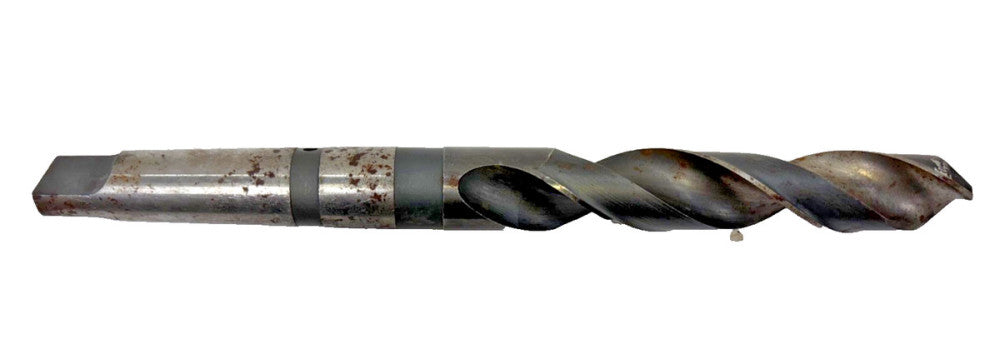 CLE-FORGE #3 MORSE TAPER SHANK DRILL BIT, 2 FLUTE, OAL 10-1/2", P/N 344455