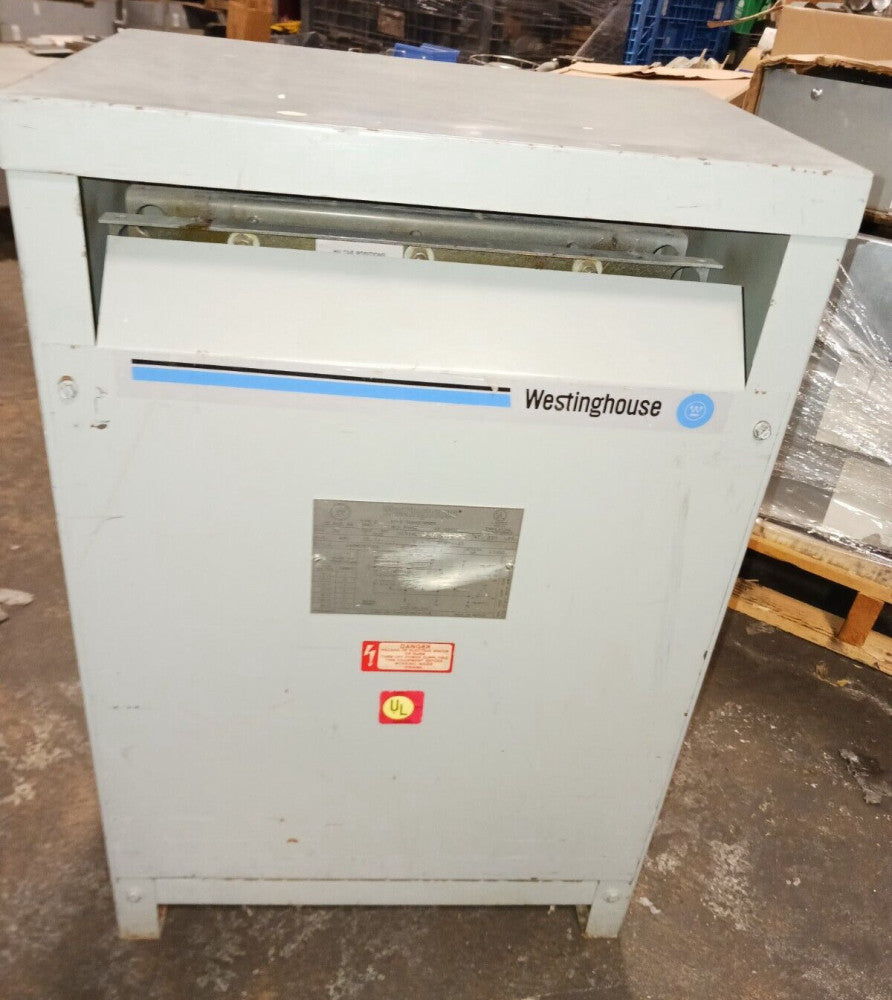 Westinghouse 30 Kva 3 Phase Transformer 480 HV 208Y/120 LV V48M28T30J