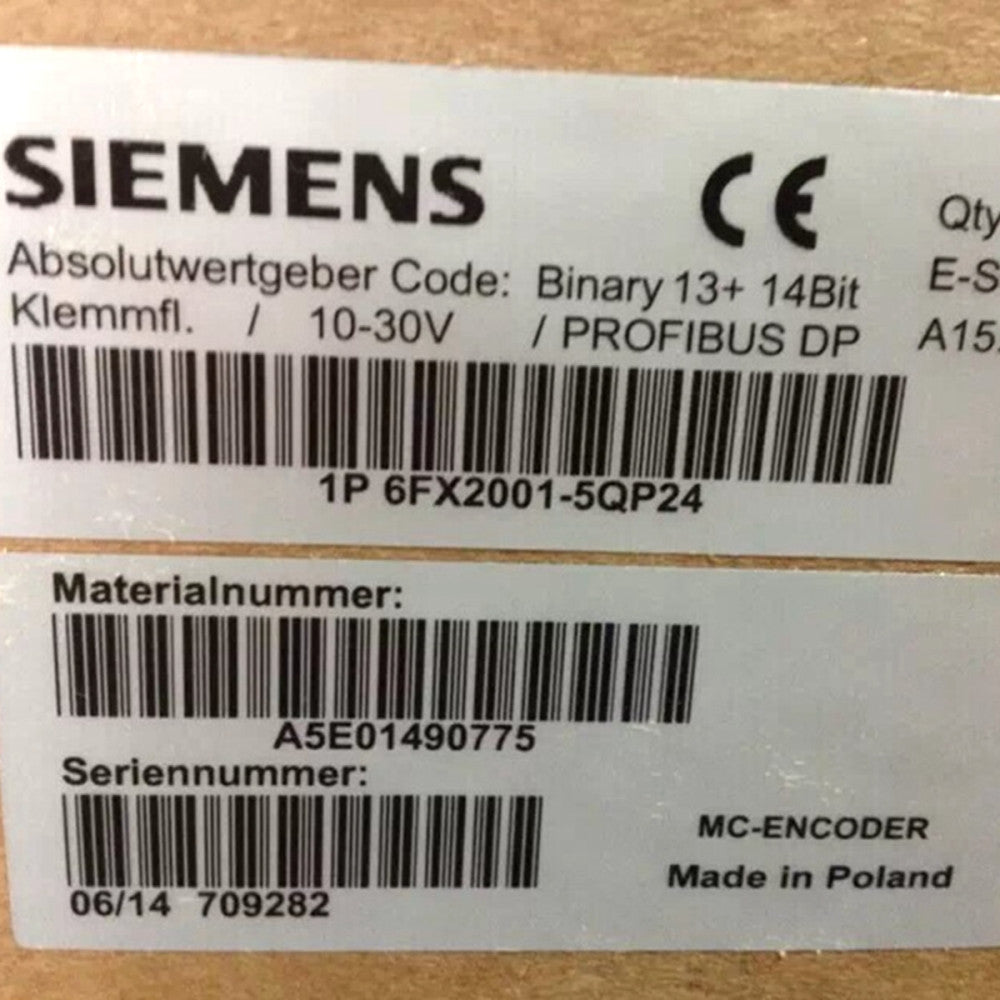 NEW SIEMENS 6FX2001-5QP24 Absolute Encoder