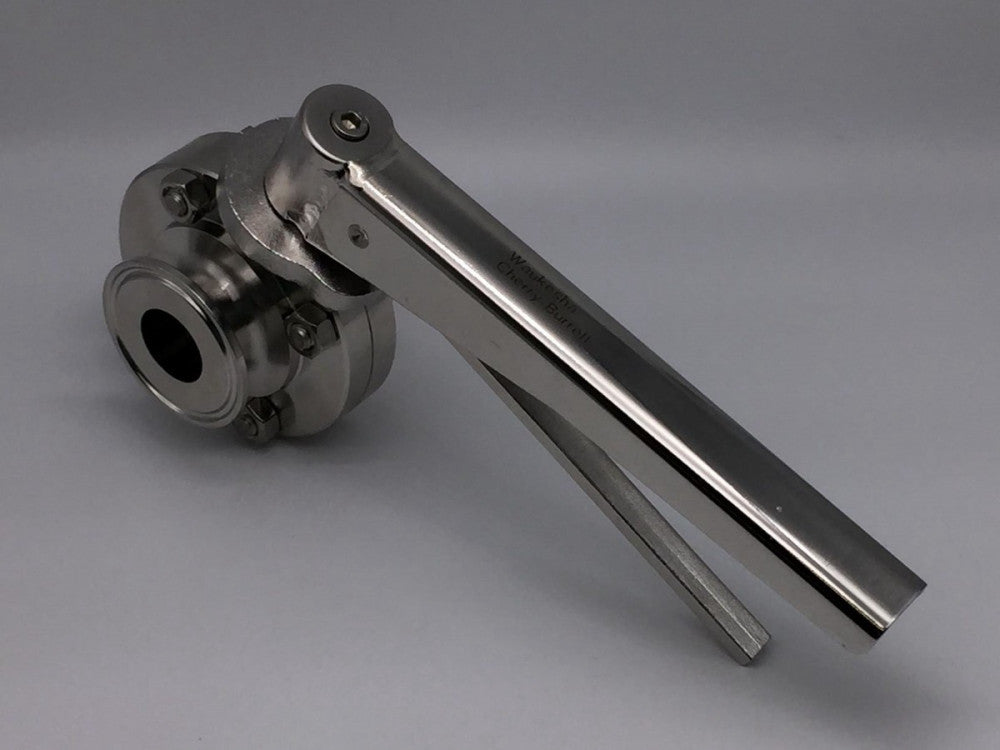NEW Cherry Burrell BFV00085 Tri-Clamp Butterfly Valve 1" 