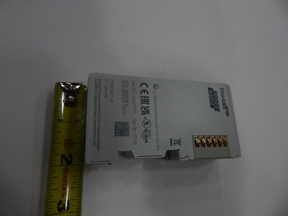 Beckhoff EtherCAT Terminal 2-Port Communication Interface PROFINET RT Device...