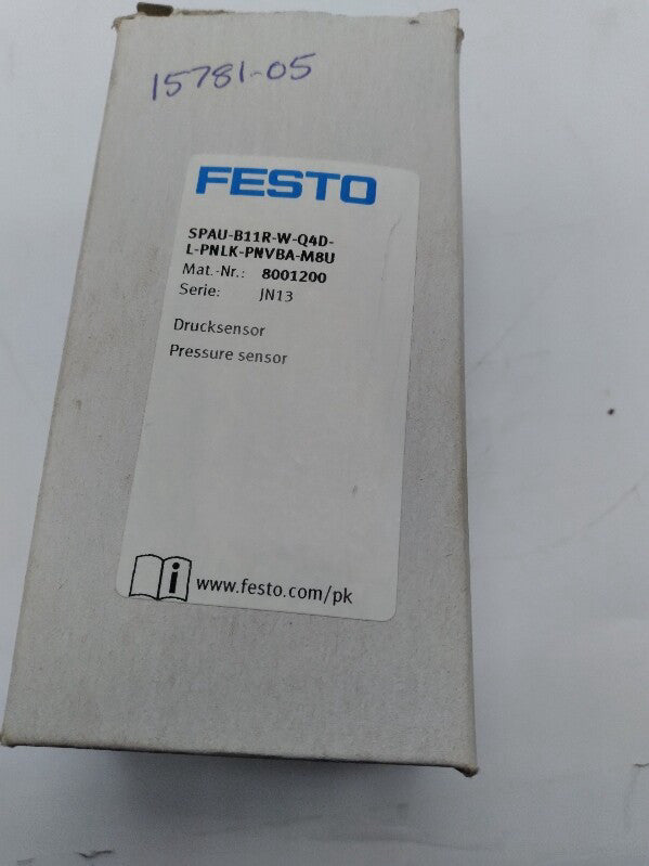 NEW  8001200 Pressure Sensor SPAU-B11R-W-Q4D-L-PNLK-PNVBA M8U 