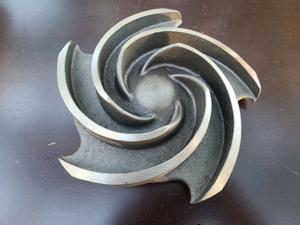 NOS Goulds Pumps 54022 Cast Iron Pump Impeller 9"