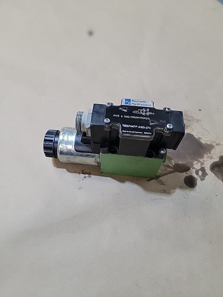 Rexroth 4WE6D62/EG24N9DK25L Solenoid Valve 5100psi 24VDC 1.25A  USED