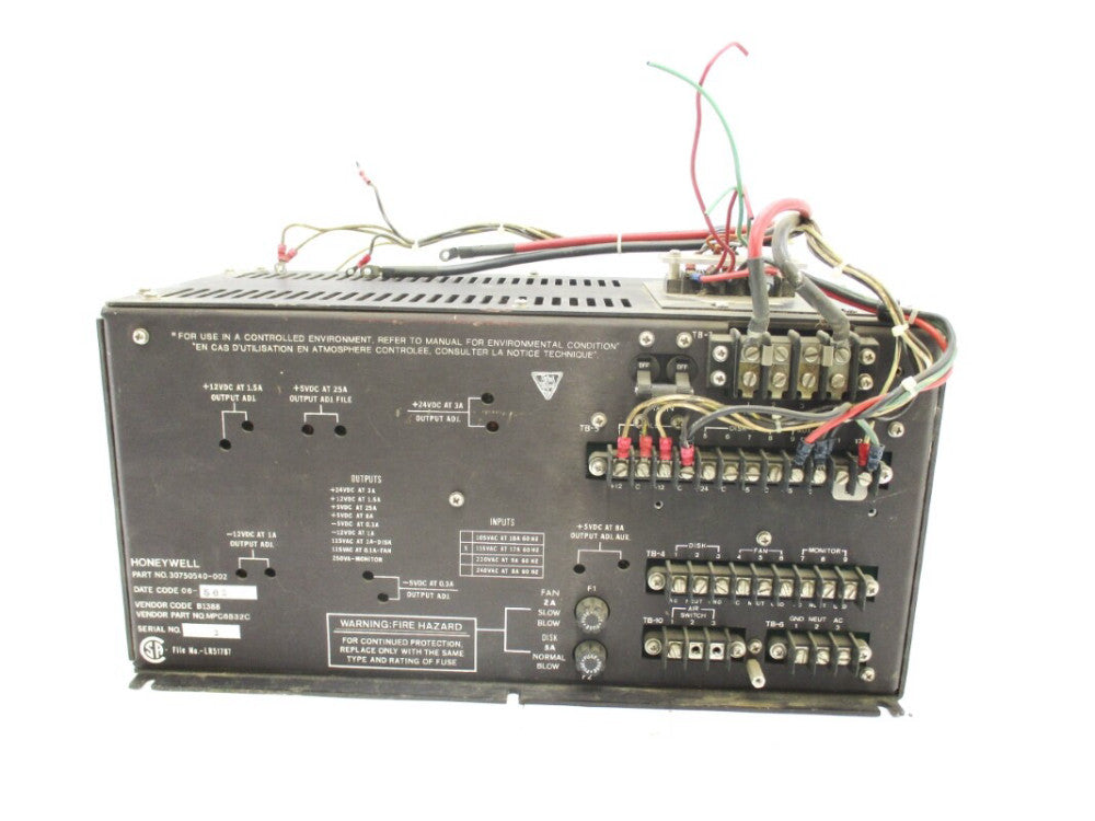HONEYWELL 30750540-002 UNMP