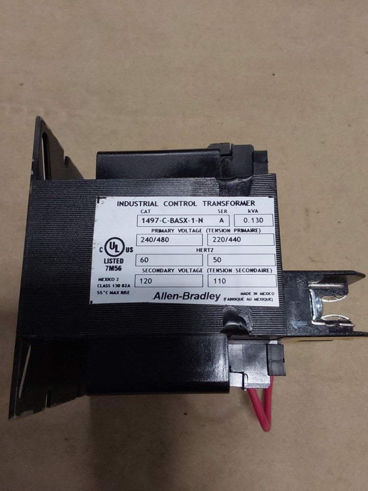ALLEN BRADLEY 1497-C-BASX-1-N SER. A 0.130KVA (BR/WH) NSMP