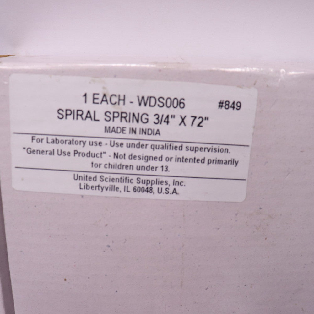 Spiral Spring 3/4" x 72" WDS006